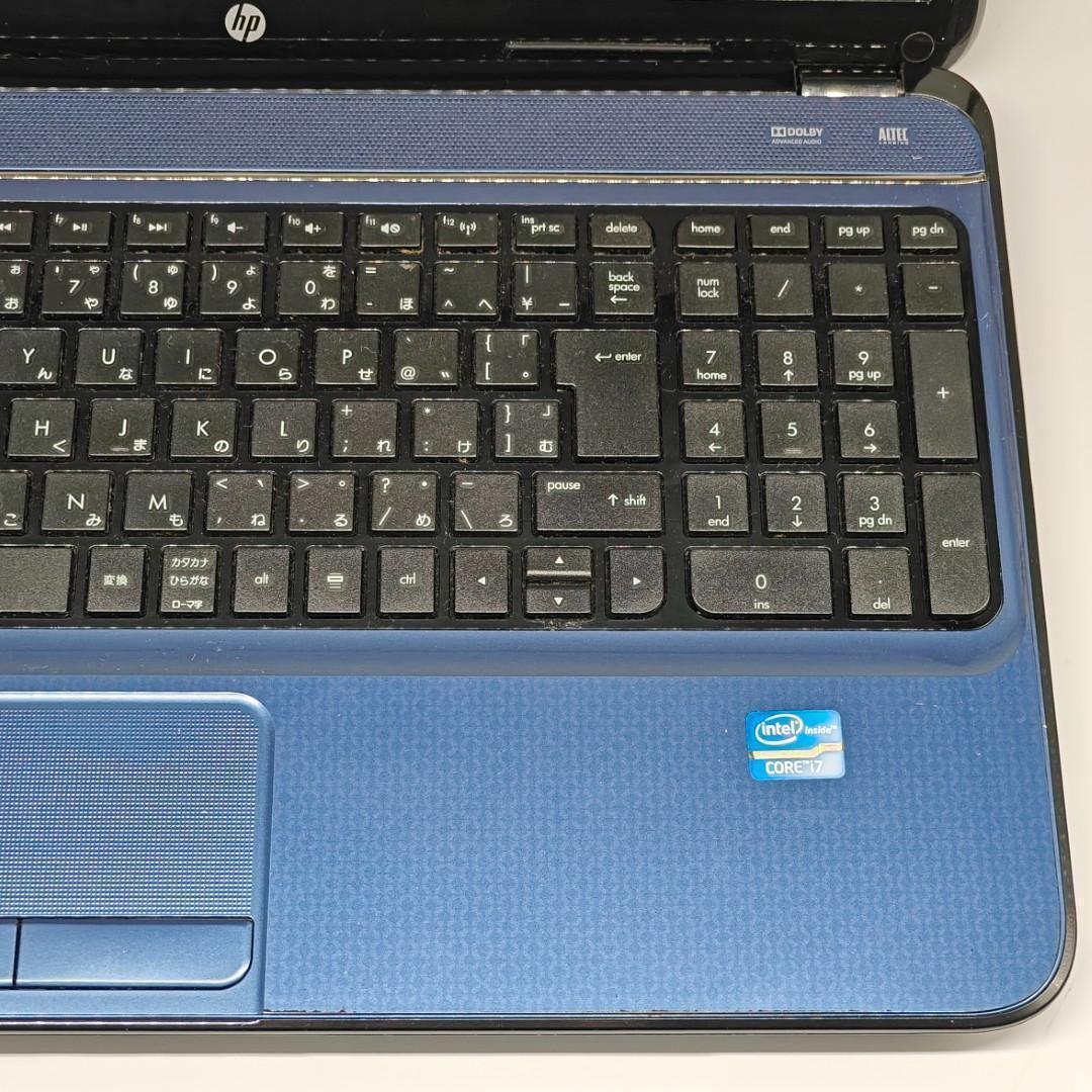 【HP】高速i7 SSD512GB 16GB オフィス付き ブルー ノートPC