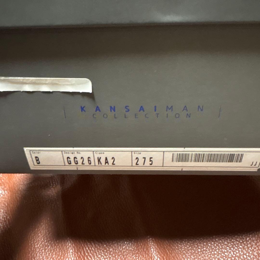 新品未着用カンサイマンコレクション黒牛革 ダブルモンクストラップ　27.5センチ