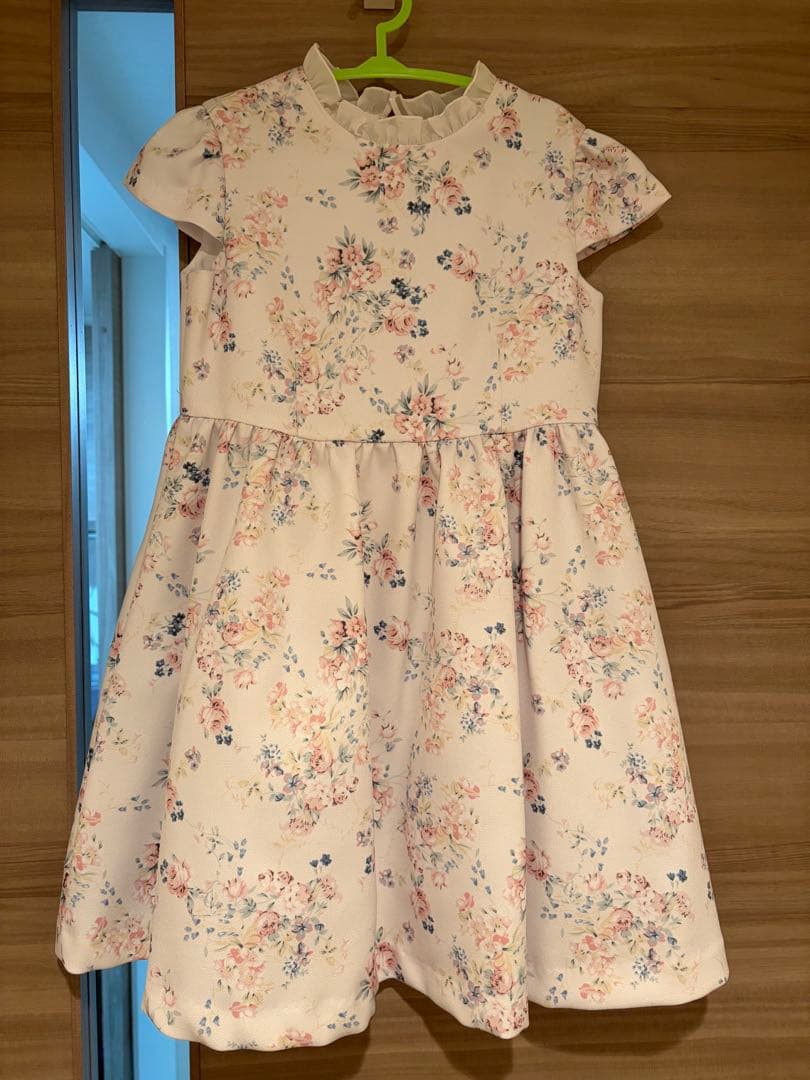 Chopin 花柄ドレス リボン付きジャケット