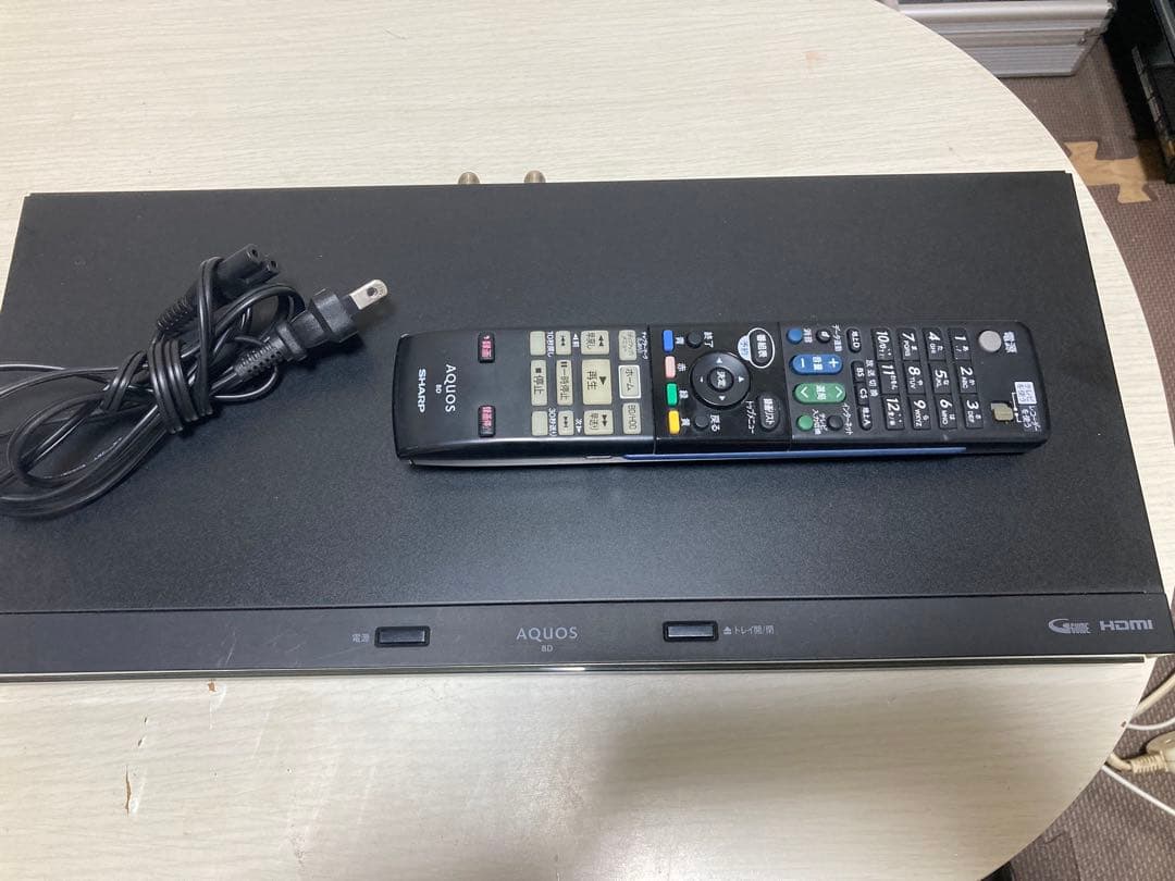 SHARP 2B-C108W1 ブラック ブルーレイレコーダー