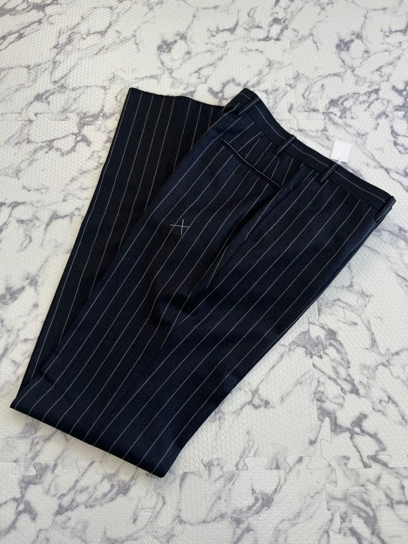 未使用 HILTON ヒルトン Zegna ゼニア スーツ ストライプ YA7