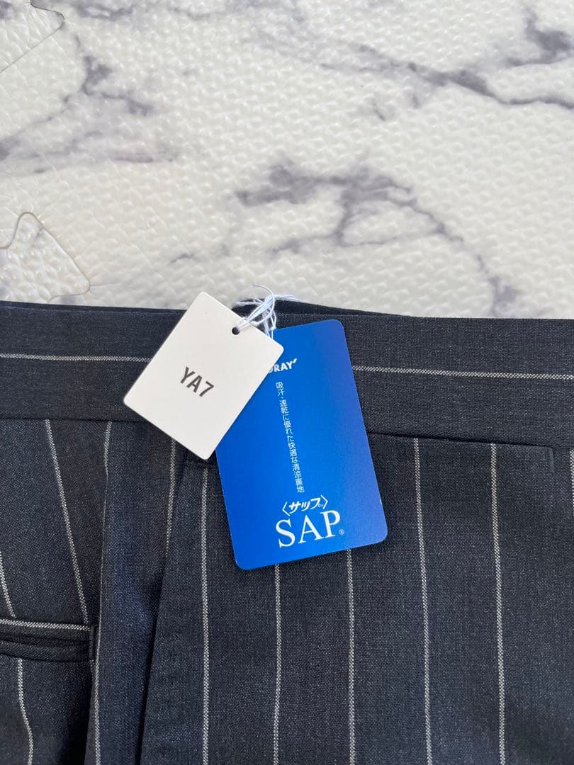 未使用 HILTON ヒルトン Zegna ゼニア スーツ ストライプ YA7