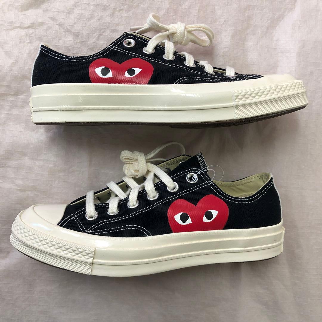 新品未使用PLAYCOMMEdesGARCONSconversコラボスニーカー