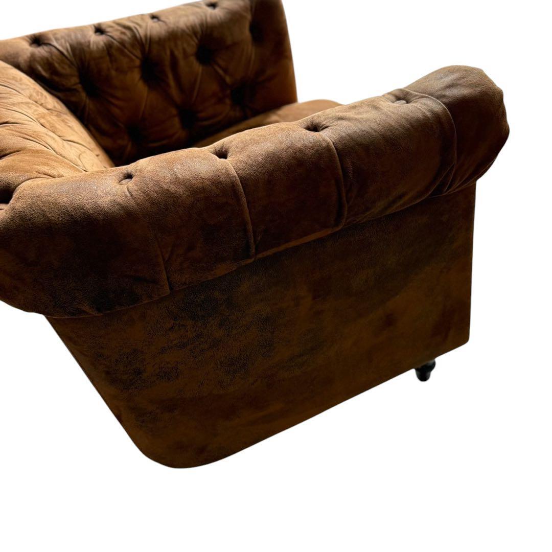 HR641 VINCENT コンパクトチェスターフィールド シングルソファ