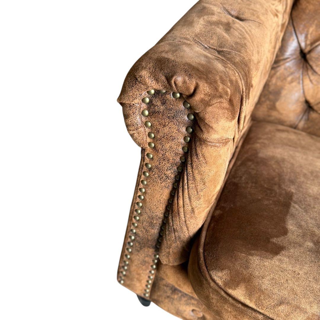 HR641 VINCENT コンパクトチェスターフィールド シングルソファ