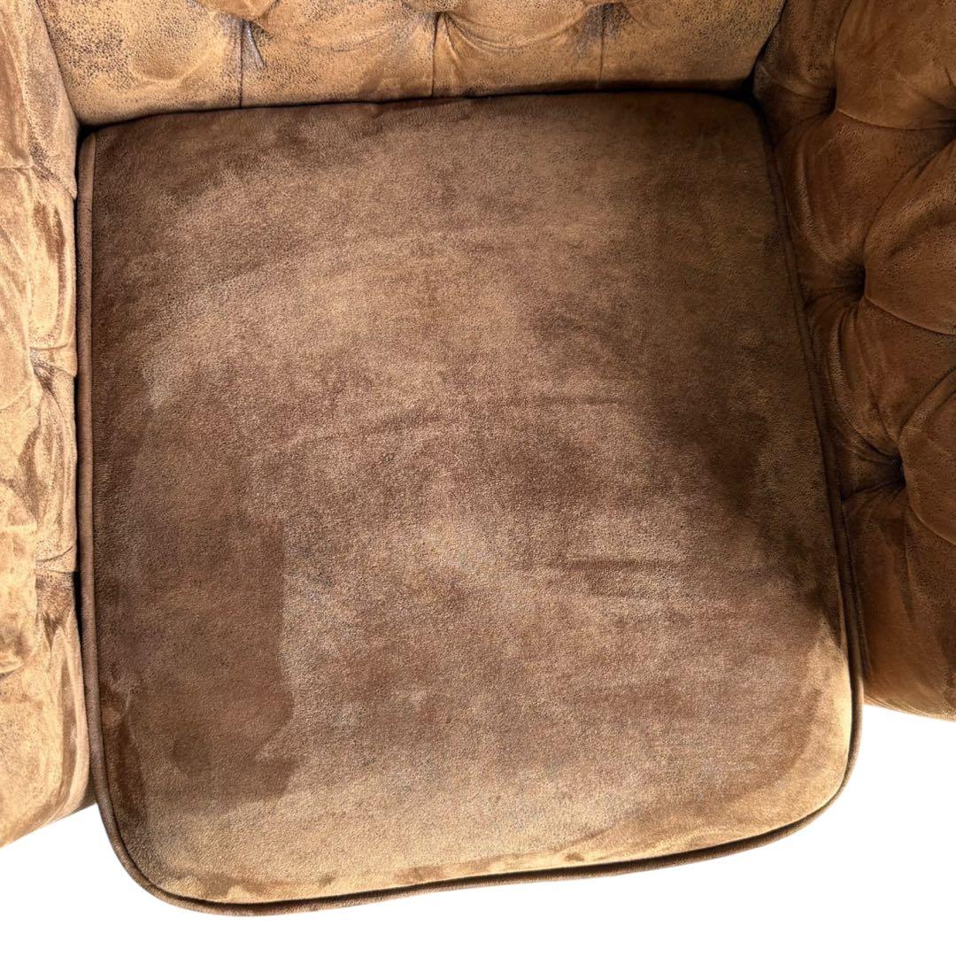 HR641 VINCENT コンパクトチェスターフィールド シングルソファ