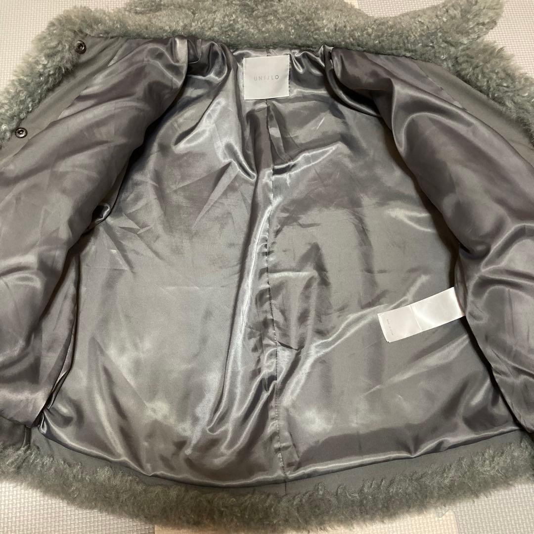 UNFILO エコファーステンカラーコート アンフィーロ 今期新作 2025AW