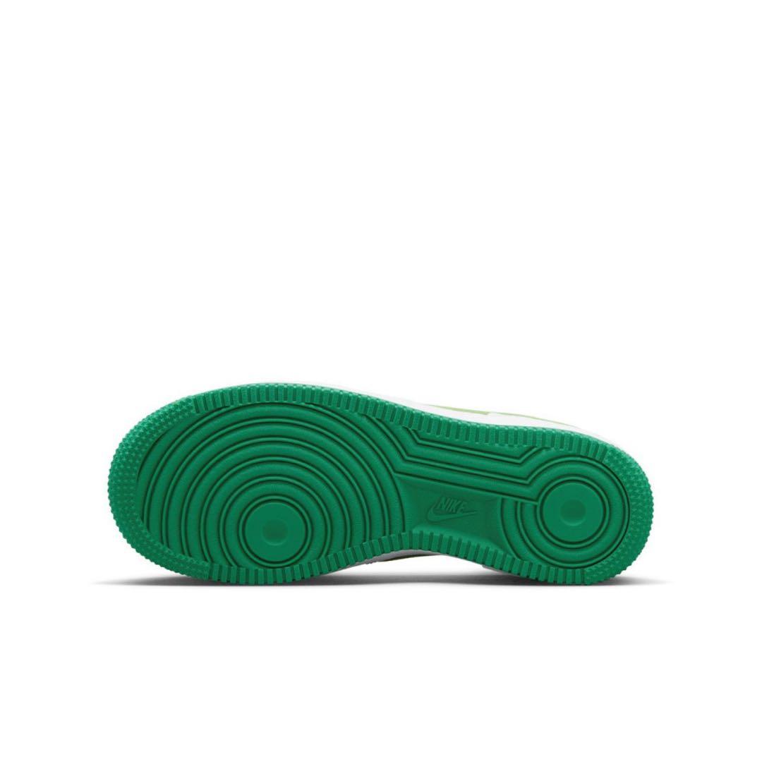 【新品25cm】NIKE｜エアフォース１GS｜ホワイト/グリーン