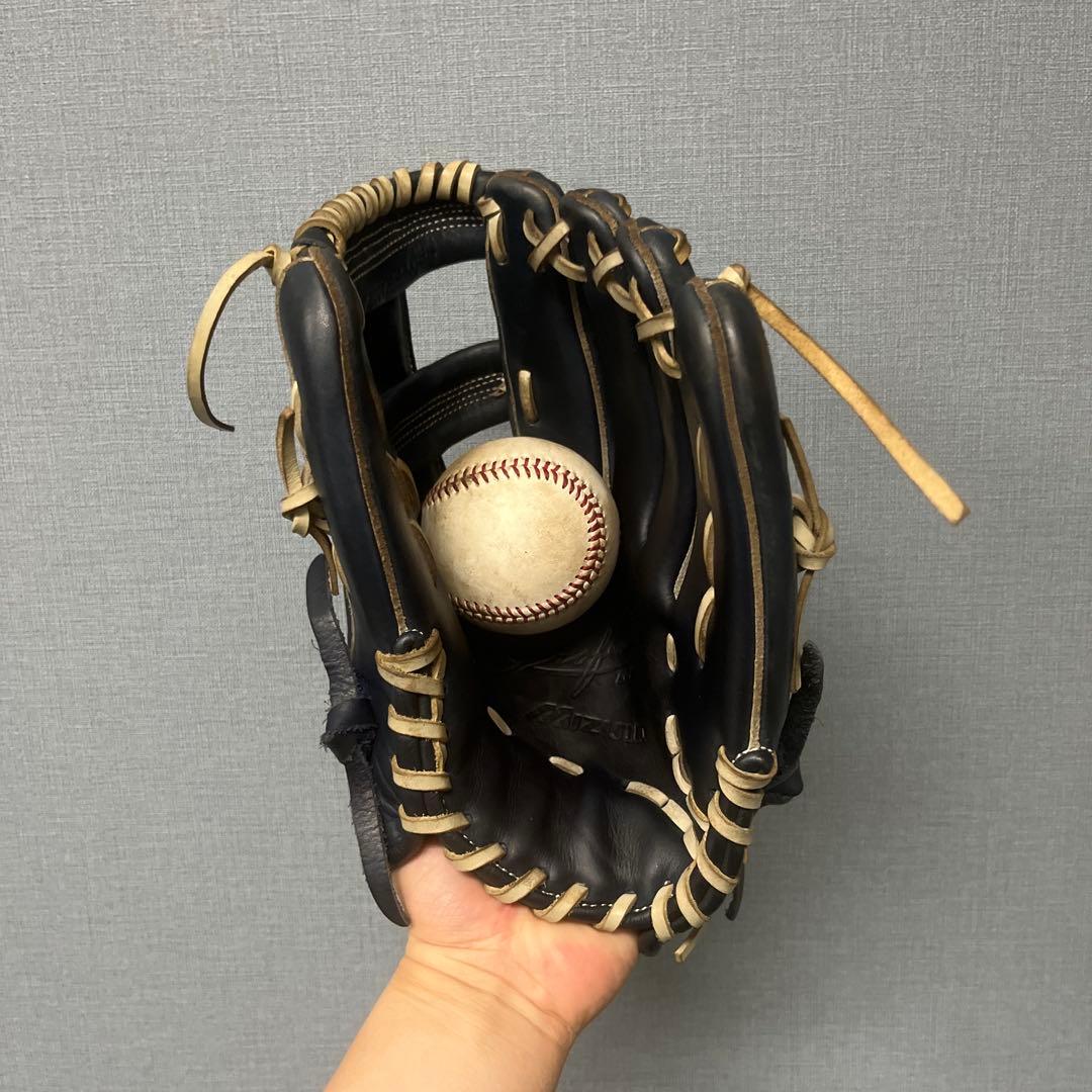1135 ミズノ ワールドウィン 極美品 軟式 オールラウンド グローブ