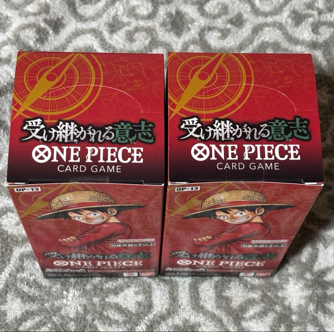 ワンピースカード　受け継がれる意志　2BOX テープ付き　未開封