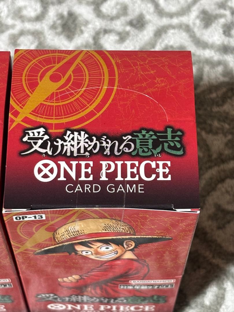ワンピースカード　受け継がれる意志　2BOX テープ付き　未開封