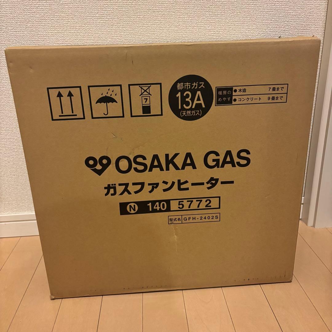 未使用 OSAKA GAS ガスファンヒーター N 140 5772 都市ガス