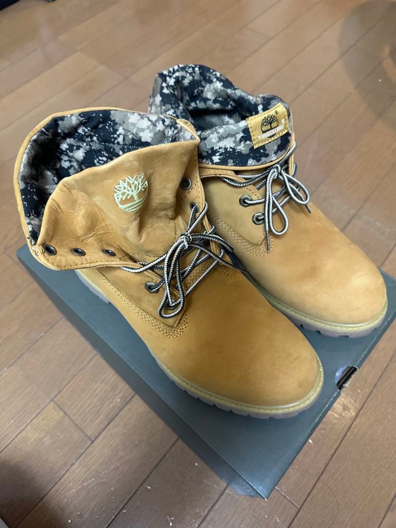 ティンバーランド　ロールトップブーツ