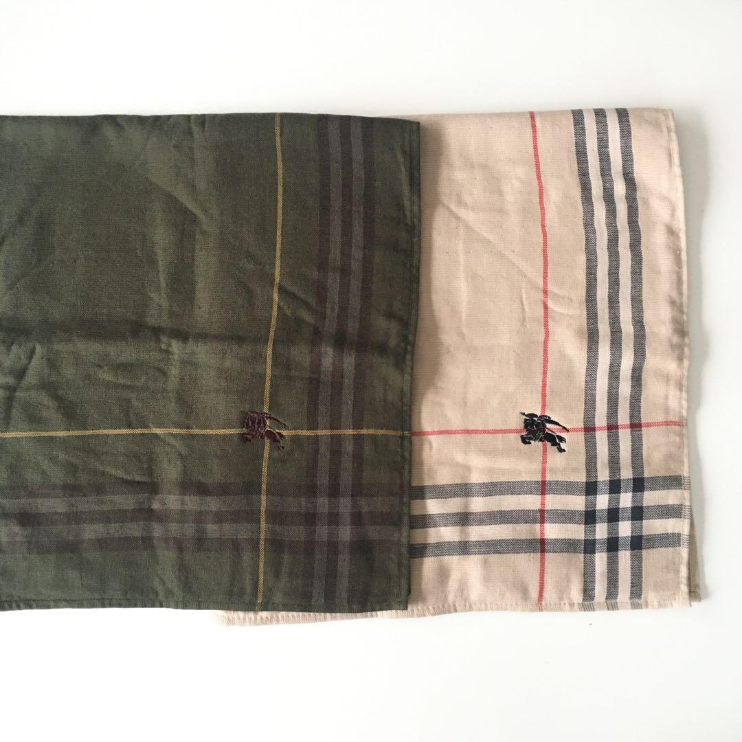 新品未使用　Burberry フェイスタオルとハンカチ　まとめ売り