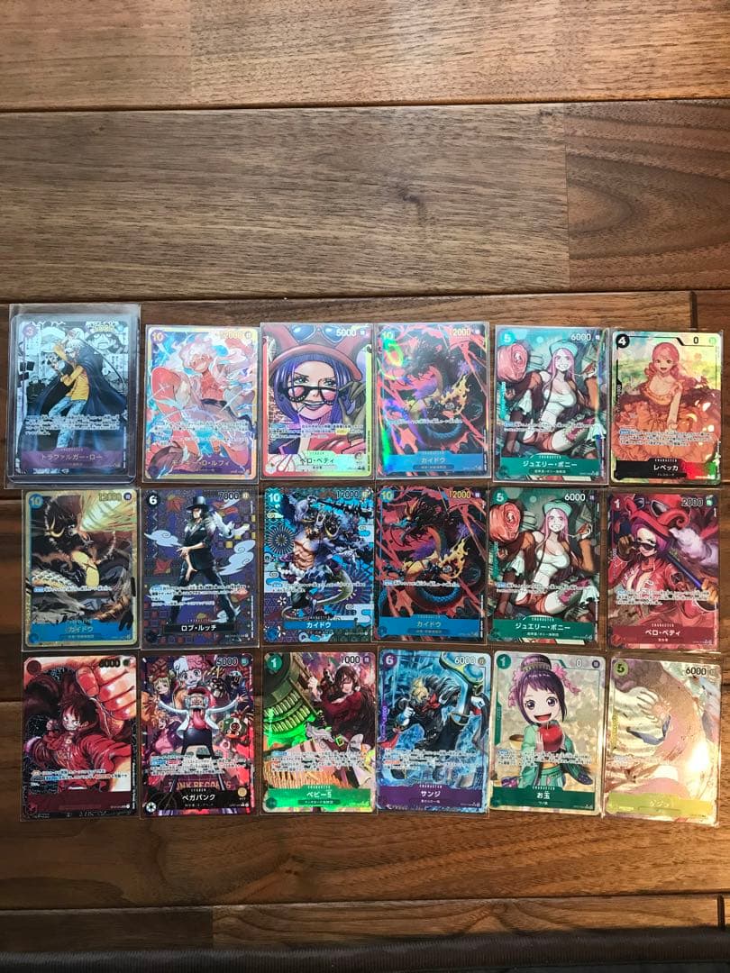 超美品　ONE PIECE ワンピース　カード　コミパラ　パラレル　18枚セット