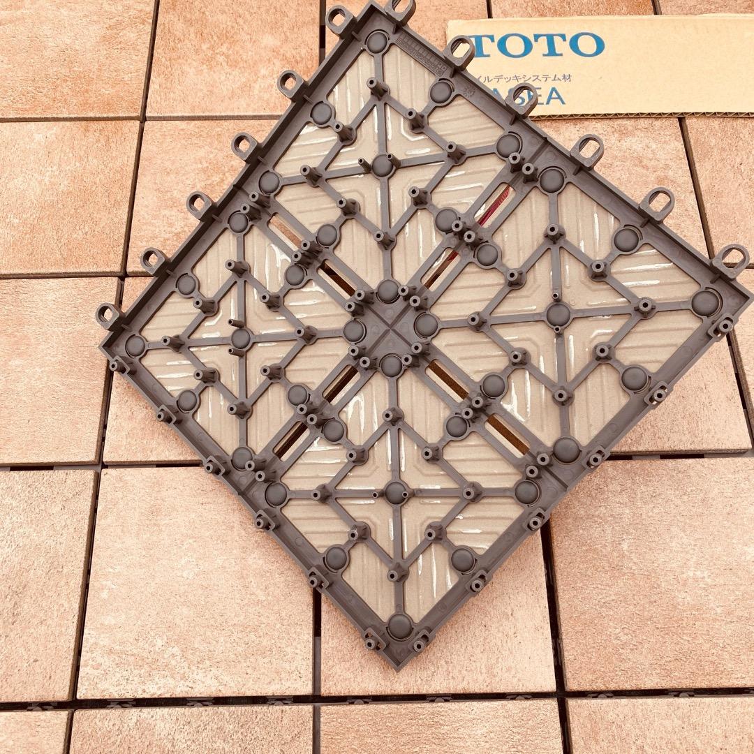 TOTO バーセア 磁器タイル 150角 ベイクシェンナ色 10枚