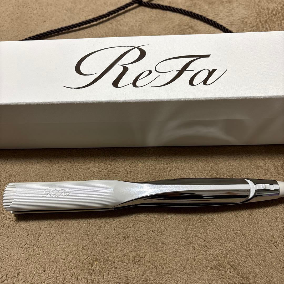 【お値下可能】ReFa ストレートヘアアイロン ホワイト/シルバー