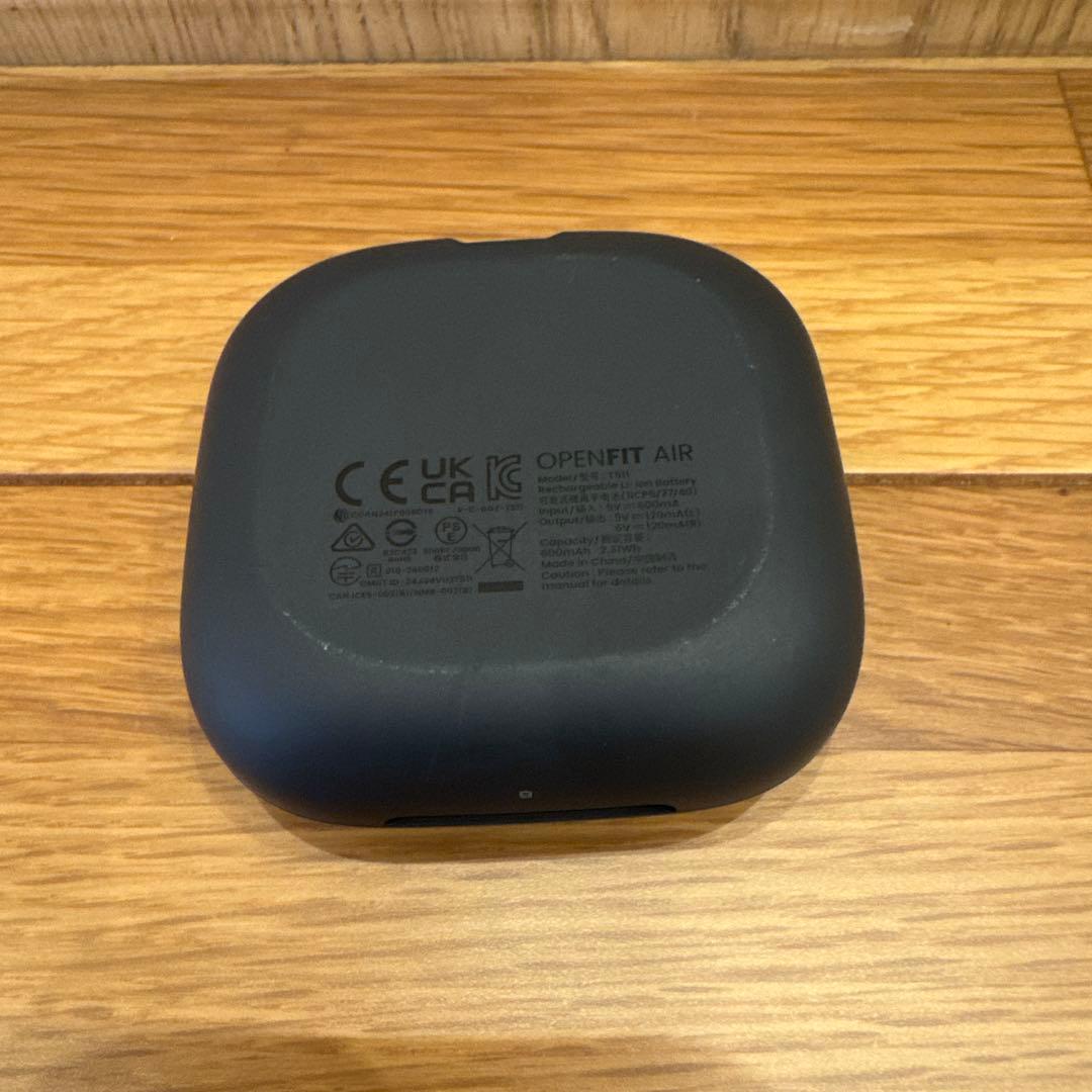 SHOKZ OPENFIT AIR ワイヤレスイヤホン ブラック