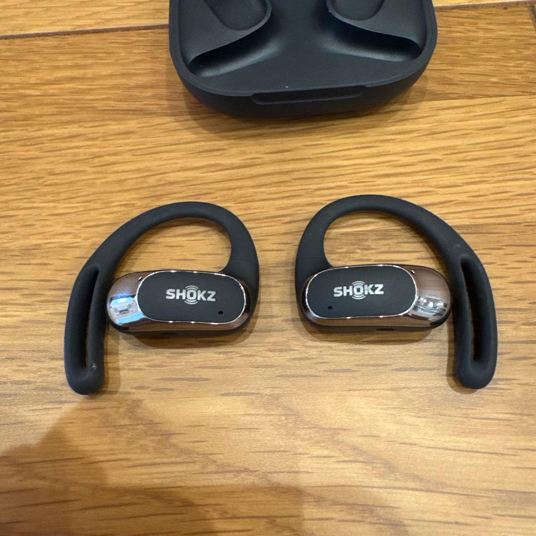 SHOKZ OPENFIT AIR ワイヤレスイヤホン ブラック
