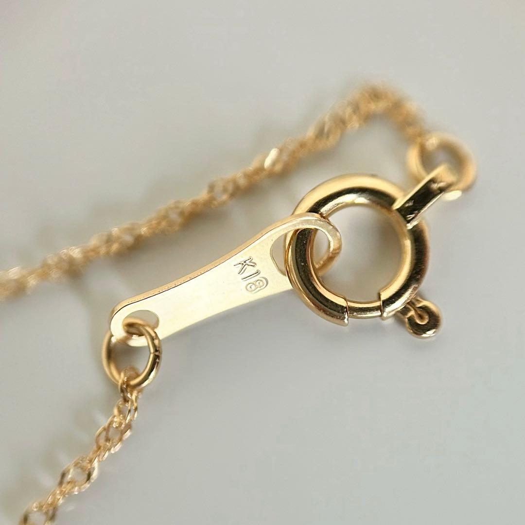 大特価❣️早いもの勝ち✨新品✨日本製 18金 スクリュー ネックレス 40cm