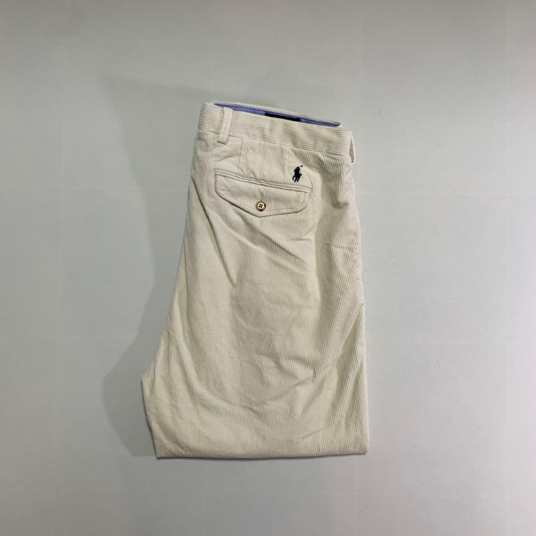 美品 POLO RALPH LAUREN コーデュロイパンツ ホワイト W34