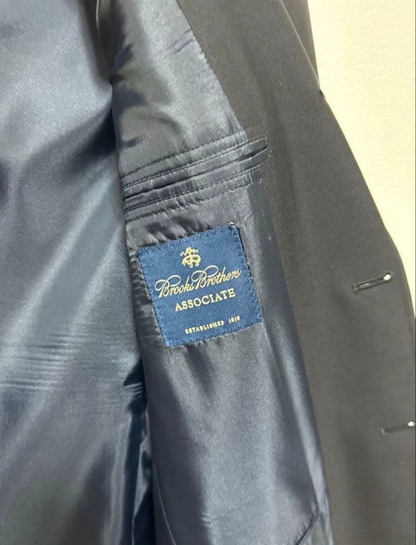 sequoiav8ブルックスブラザーズ　金ボタンシングル　3釦段返ブレザー