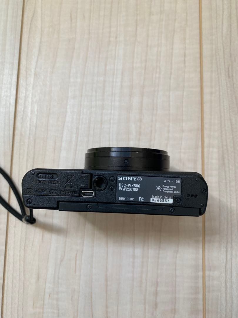 【ジャンク品】SONY DSC-WX500　デジタルカメラ　黒