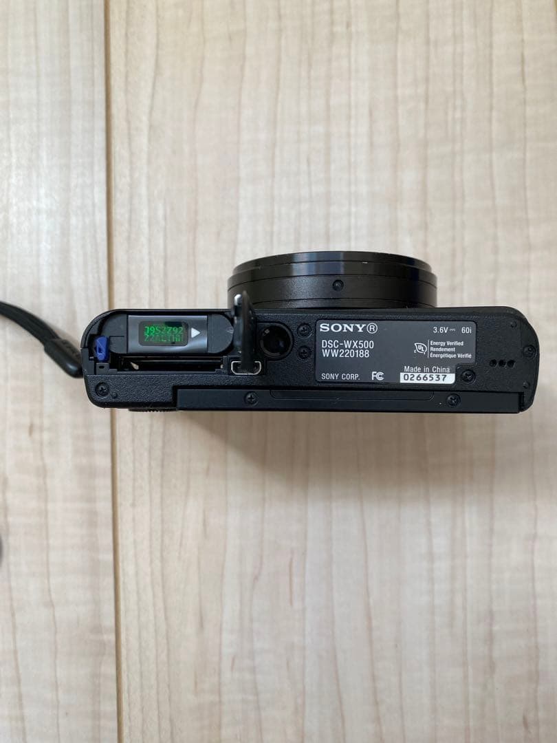 【ジャンク品】SONY DSC-WX500　デジタルカメラ　黒