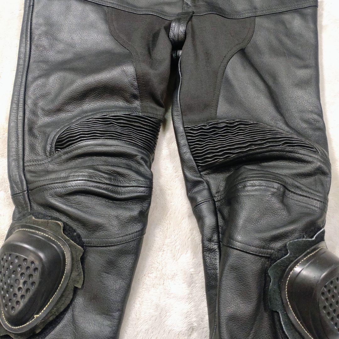 本革レザーパンツ ブーツイン バンクセンサー付 SIZE35