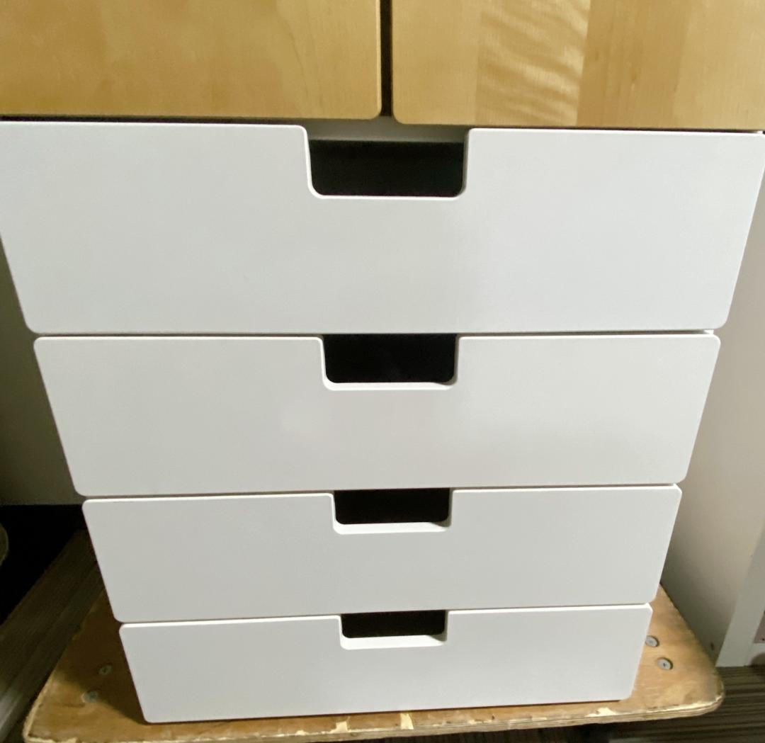 IKEA STUVA キッズワードローブ 収納コンビネーション扉・引き出し付き