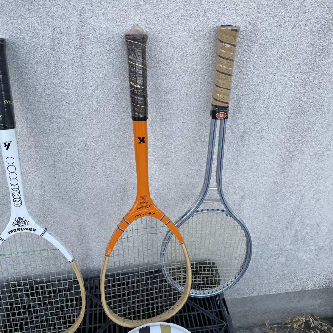 未使用　レトロ　テニス　ラケット　11本セット　　日本製　　XＺ3732
