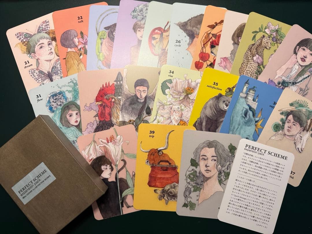 オラクルカードPERFECT SCHEMEセット，オザワミカ