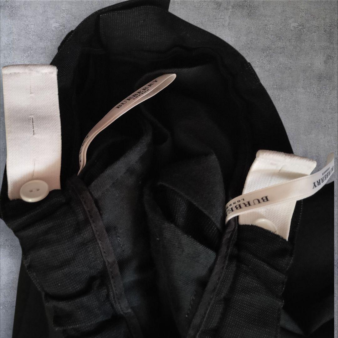 【バーバリー ロンドン】フォーマルスーツ 上下セット 120 黒 シルク混