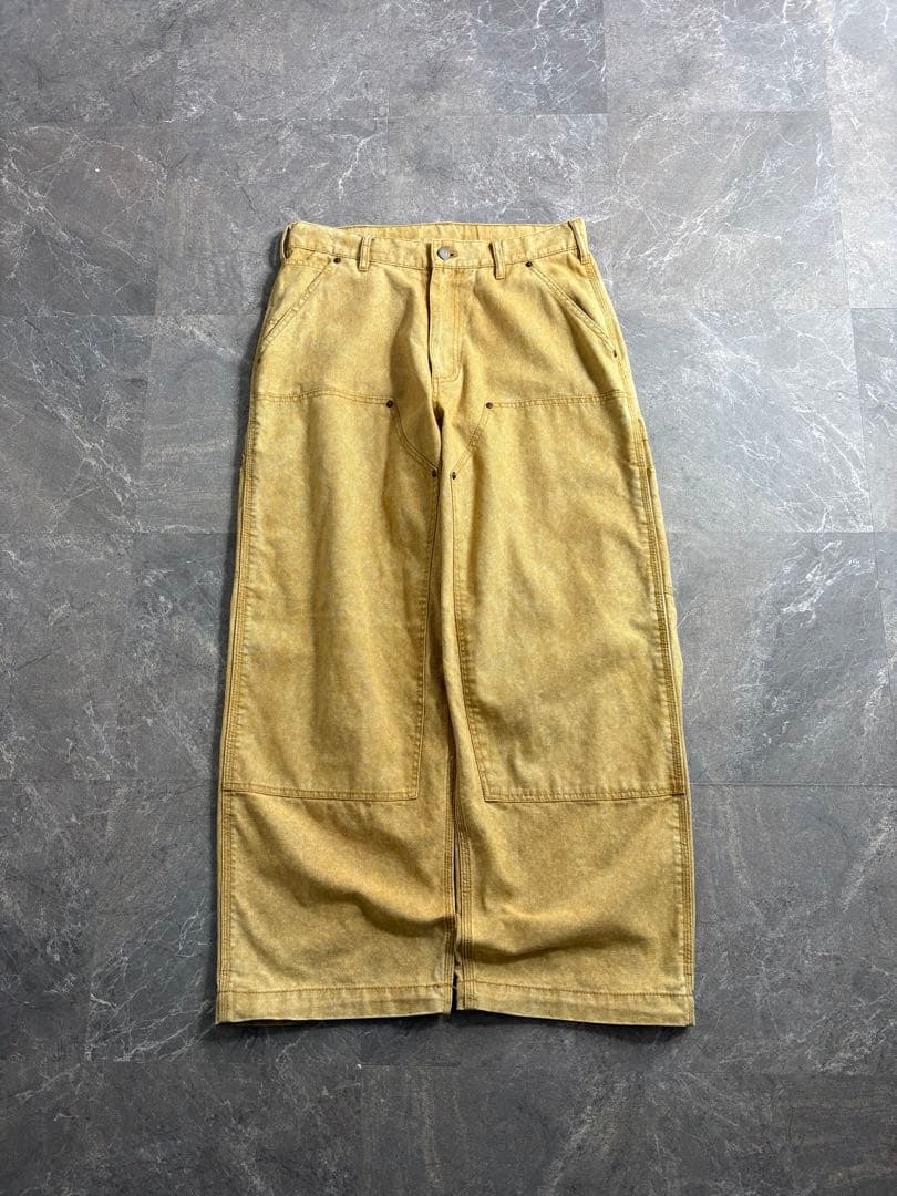 パンツ BEAMS double knee baggy painter pants