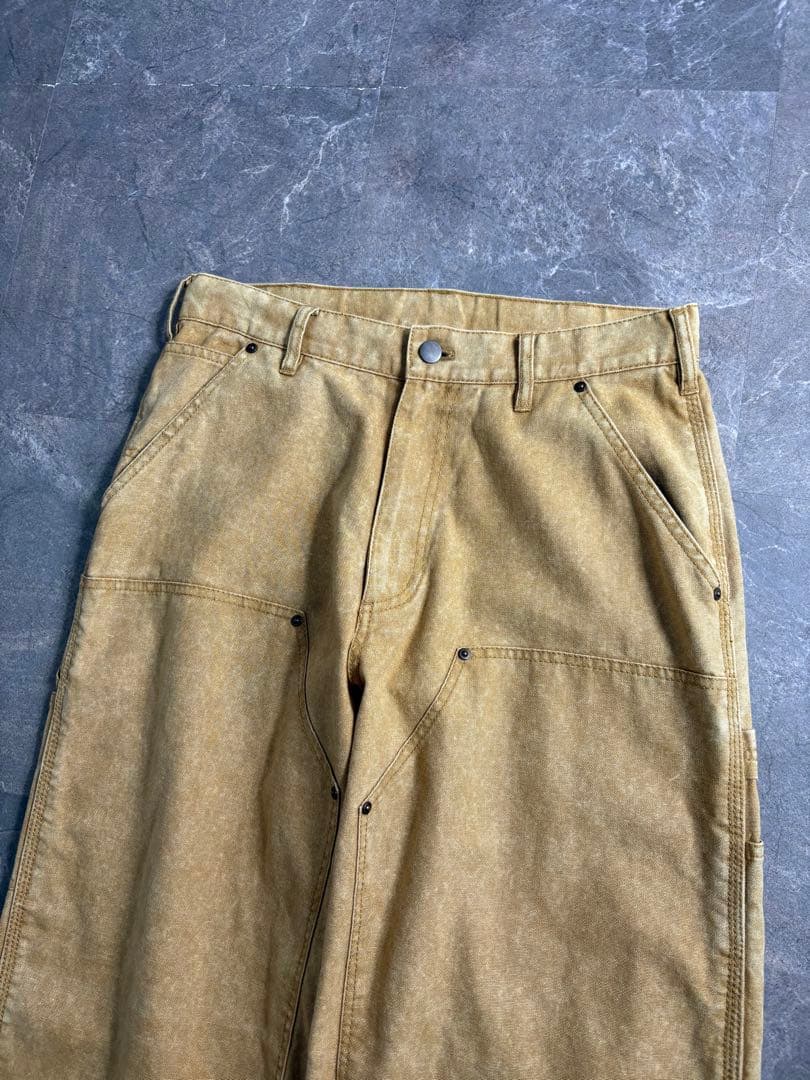 パンツ BEAMS double knee baggy painter pants