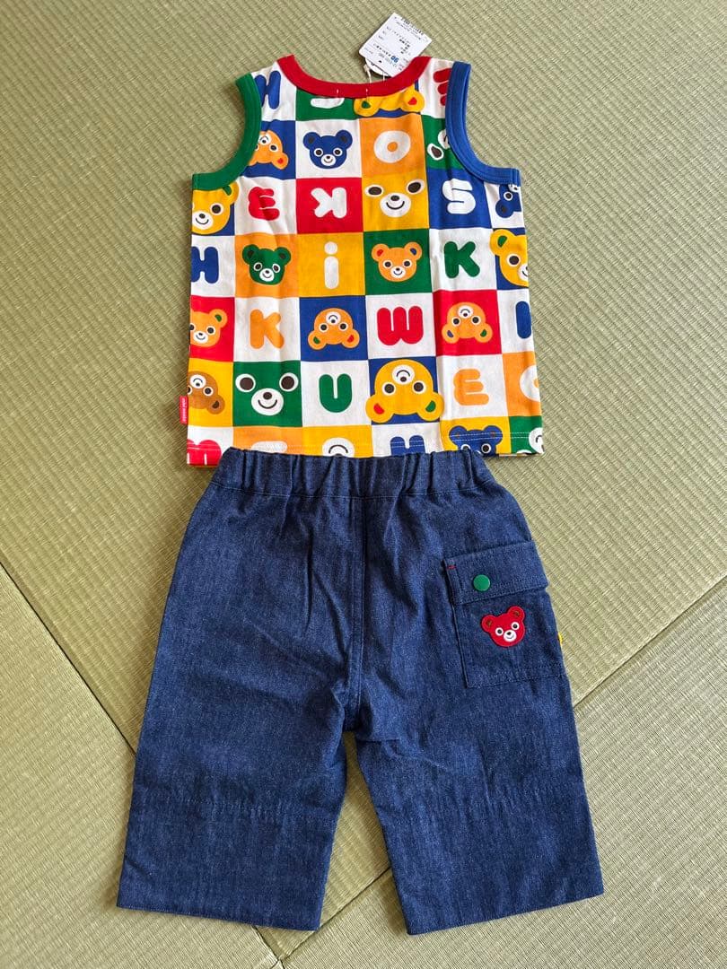 ミキハウス　タンクトップ　7分丈ズボン