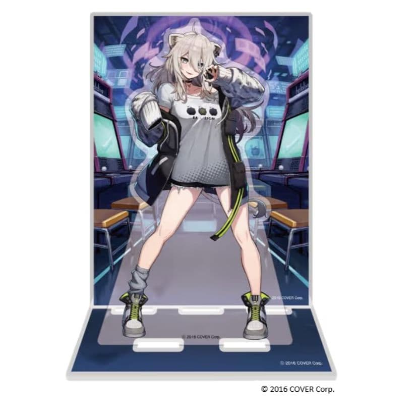 獅白ぼたん 英語配列 REALFORCE ゲーミングキーボード アクスタ付き