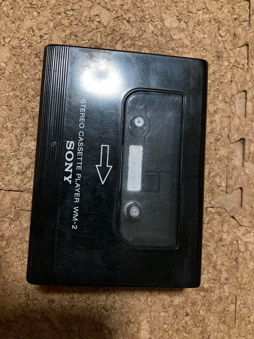 ジャンク　SONY WM-2　WALKMAN2 ブラック　カセットウォークマン2