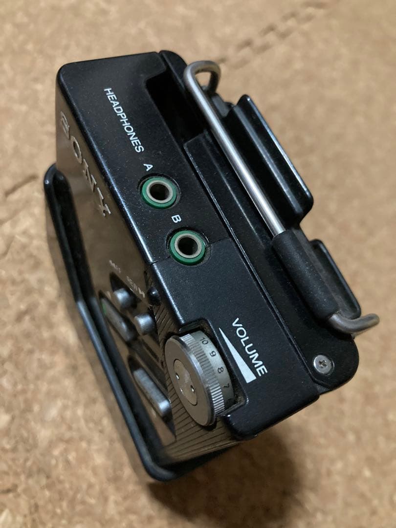 ジャンク　SONY WM-2　WALKMAN2 ブラック　カセットウォークマン2