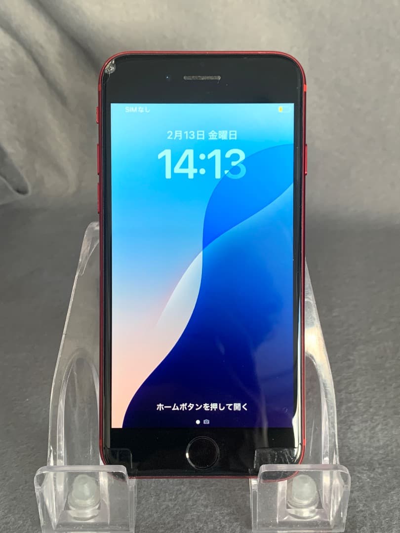 中古美品　国内版　SIMフリー　iPhoneSE 第二世代　64GB レッド色