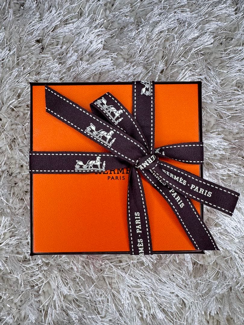 エルメス キーホルダー 《フェール・ア・シュヴァル》キーリング黒