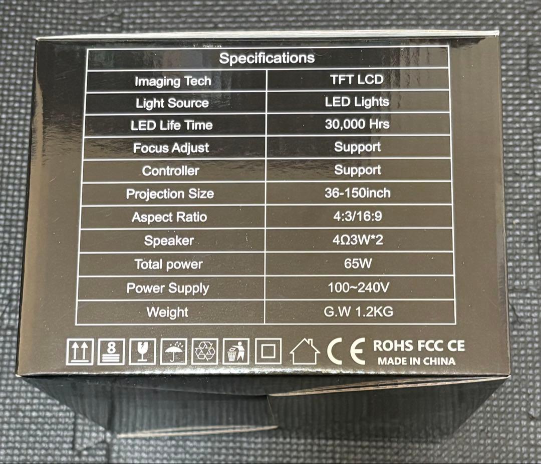 SMART プロジェクター　30,000Hrs