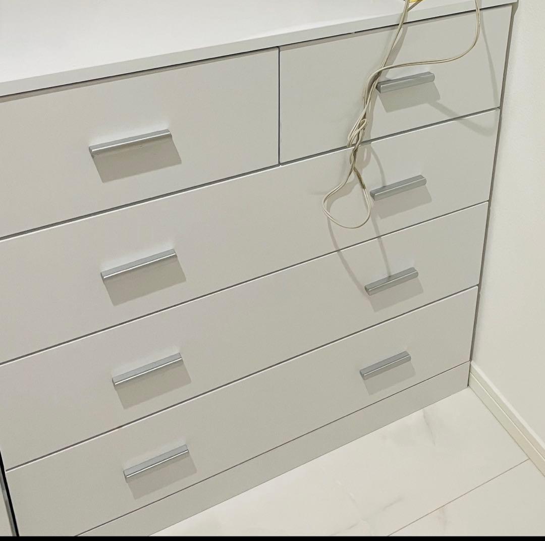 LOWYA New Ruellia 2 84 ホワイト チェスト