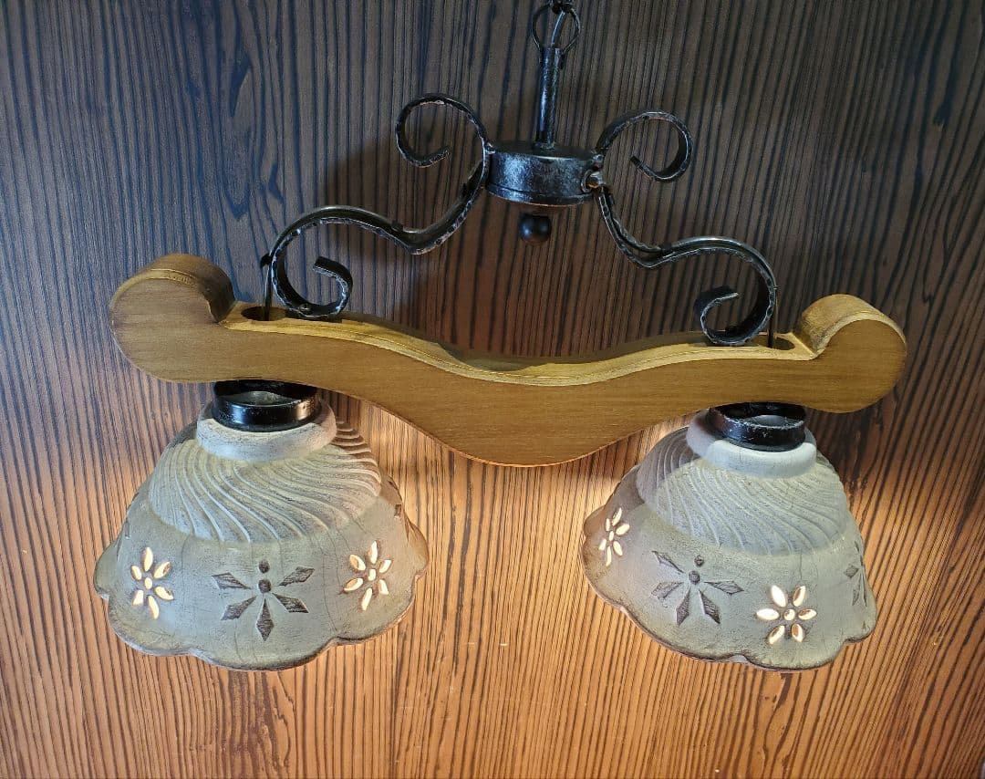 ま*♪様 コイズミ　アンティーク 陶器　シャンデリア　カントリー