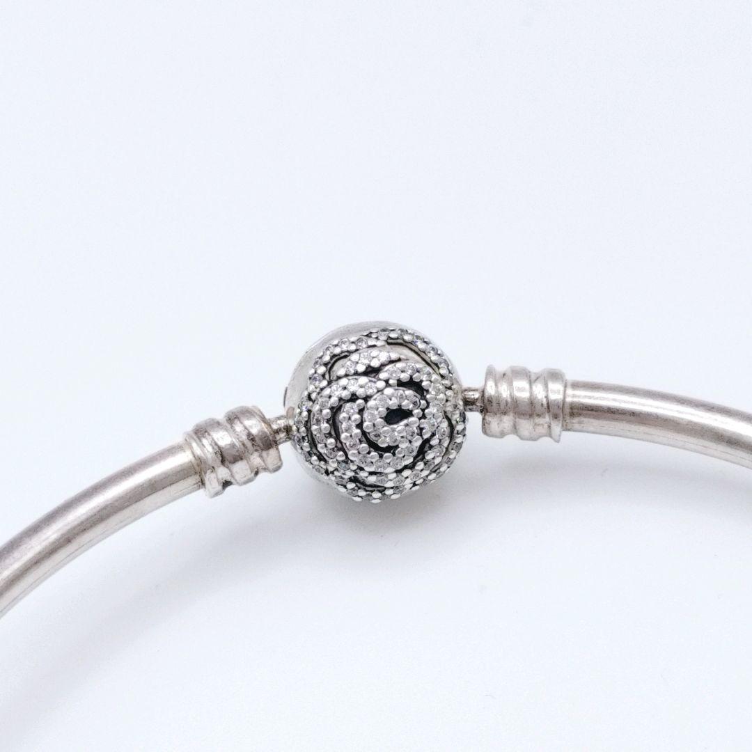 パンドラ　ディズニー　バングル　シンデレラ　シルバー925　メッセージ刻印