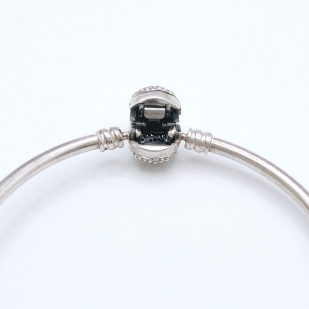 パンドラ　ディズニー　バングル　シンデレラ　シルバー925　メッセージ刻印