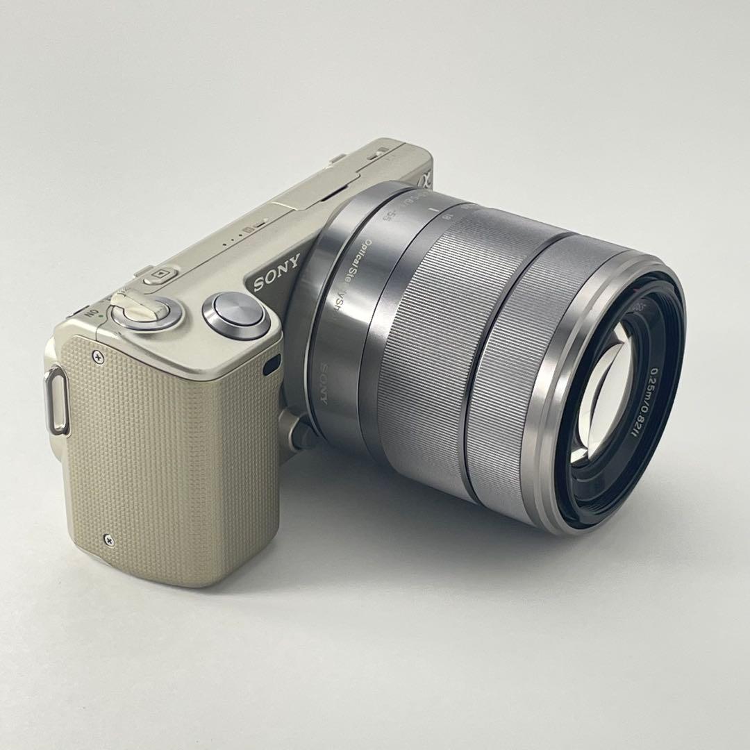 【美品・返品保証】Sony NEX-5Dゴールド レンズキット