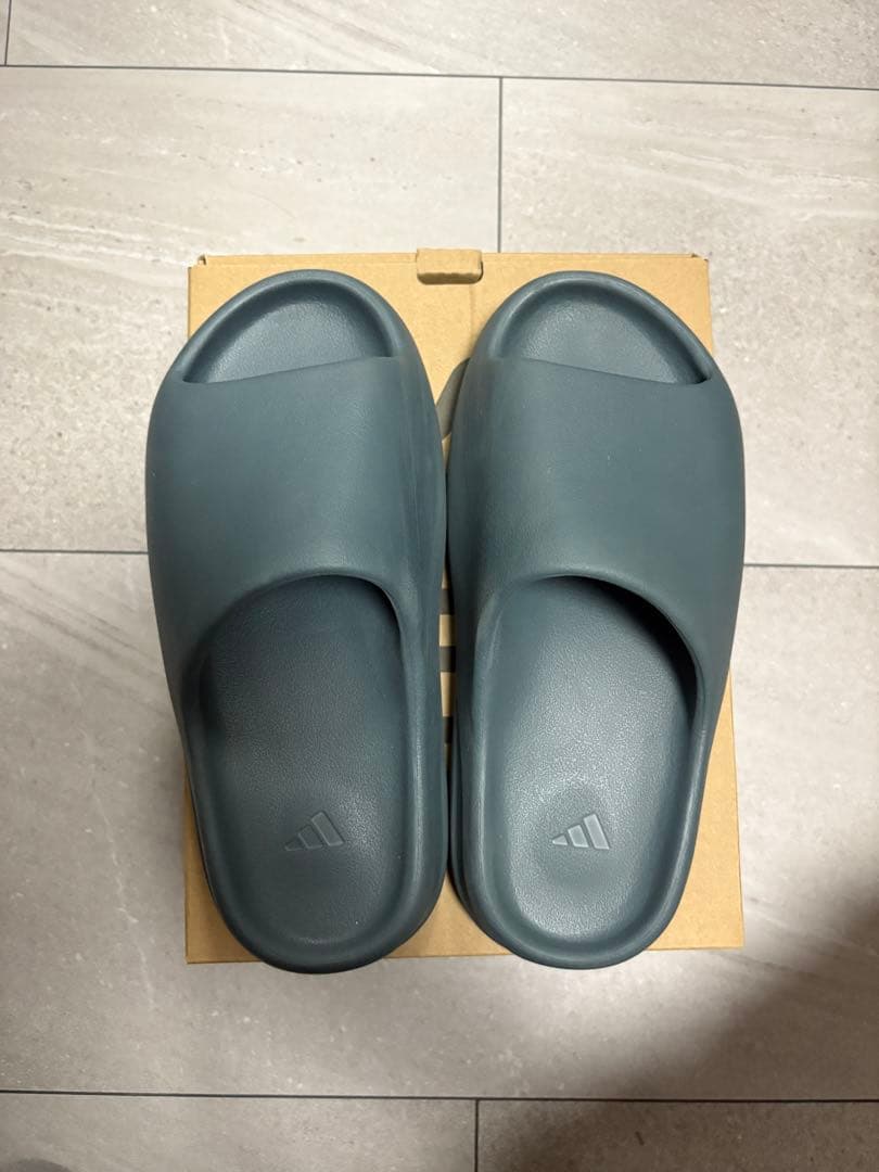 靴 adidas YEEZY Slide Slate Marine 26.5