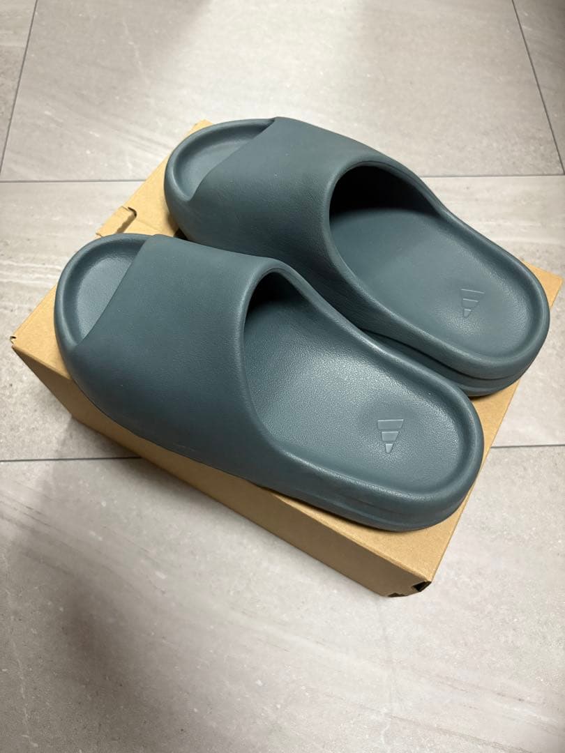 靴 adidas YEEZY Slide Slate Marine 26.5