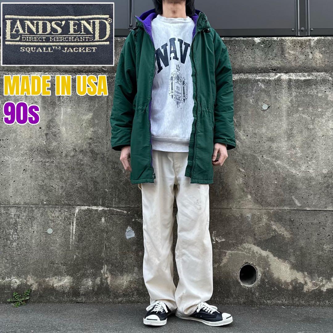 希少 名作 90s USA製 LANDS'END SQUALL JACKET